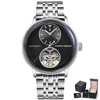 Pagani design novo 42mm relógio piloto moda relógio mecânico luz noturna relógio masculino automático de aço inoxidável 100m à prova dwaterproof água