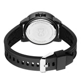 DANIEL GORMAN Relógio magnético masculino preto à prova d'água contas de aço inoxidável relógio de quartzo com pulseira de silicone DG0221 verde