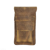 Estojo de couro para 3 charutos, Caixa elegante de viagem portátil, Gadgets para homens Acessórios para fumar