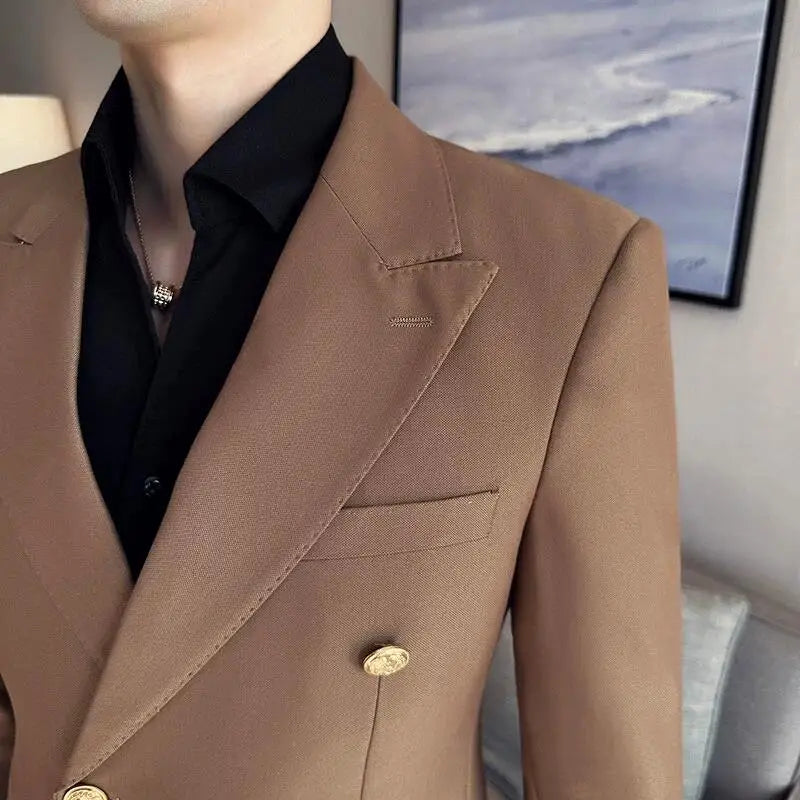 Blazer Masculino de Luxo Slim Fit - Elegância Sofisticada para Todas as Ocasiões