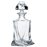 Hellodream-Luxury Crystal Glass Whisky Decanter, Sem Chumbo, Licor para Álcool, Bourbon, Scotch 27.05 oz