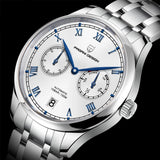 Pagani design nova série piloto relógio mecânico masculino luxo vidro safira display de armazenamento energia relógio automático masculino