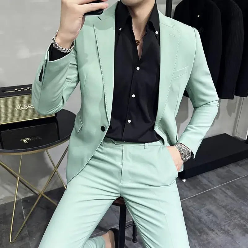 Terno Masculino Trespassado Duplo - Elegância Intemporal