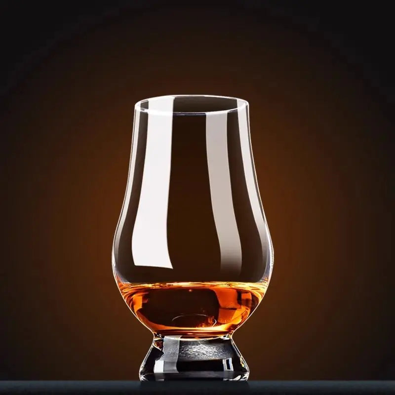 Copo de cristal, copo de aromaterapia, uísque, copo de vinho de barriga grande, conhaque de tulipa, para uso pessoal ou copo de vidro de presente