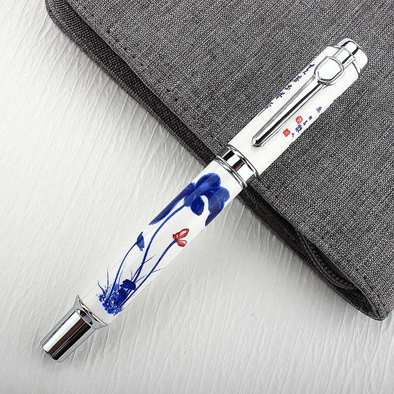 Jinhao 950 estilo simples caligrafia cerâmica caneta fonte extra fina 0.38mm/f 0.5mm nib material escolar de escritório papelaria
