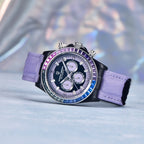 Pagani design novo 40mm arco-íris moldura cronógrafo safira relógio mecânico automático masculino aço inoxidável à prova dwaterproof água
