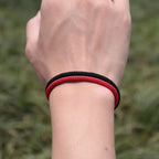 Noter nova pulseira de corda da sorte unissex fecho de aço inoxidável pulseira ajustável amizade jóias acessórios presente para os amantes