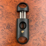 2022 novo cortador de charuto v corte lâminas de aço inoxidável clássico cortador de charuto guilhotina natal charuto tesoura presente