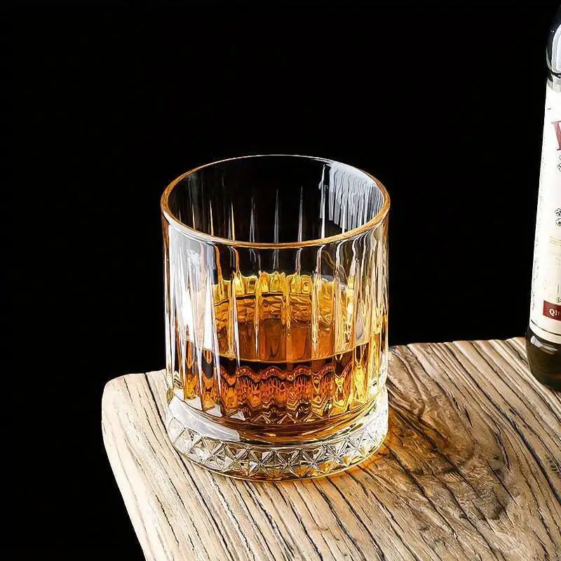100ml/210ml europeu uísque casa cristal vodka cerveja criativo clássico listrado vinho degustação copo brandy suco cauda vidro