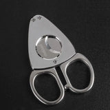 Cortador de charutos em aço inoxidável, portátil, com lâminas afiadas para charutos. Cortador especial para charutos cubanos, portátil