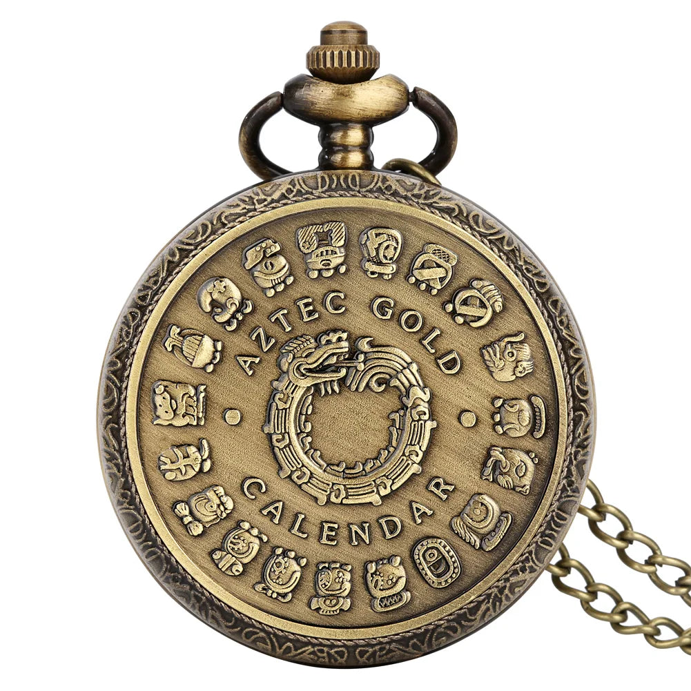 Vintage bronze chinês retro tai chi fofoca banish mau sorte relógio de bolso de quartzo colar pingente melhor amigo amizade jóias