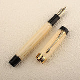 JINHAO Centennial Resina Fountain Pen, Golden Clip Nib, presente do negócio, escritório estacionário, material escolar, 18KGP, PK 9019, 100