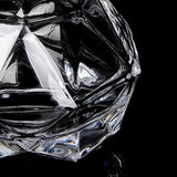 Decantador de uísque de cristal para licor Scotch Bourbon Vodka ou vinho, sem chumbo