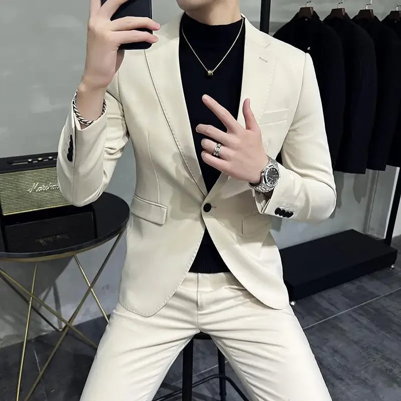 Terno Masculino Trespassado Duplo - Elegância Intemporal