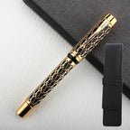 Caneta-tinteiro Jinhao Luxo 18KGP Dourado