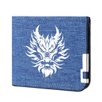 Carteira masculina de alta qualidade designer novo botão de zíper multi-slot estudante na moda personalidade carteira