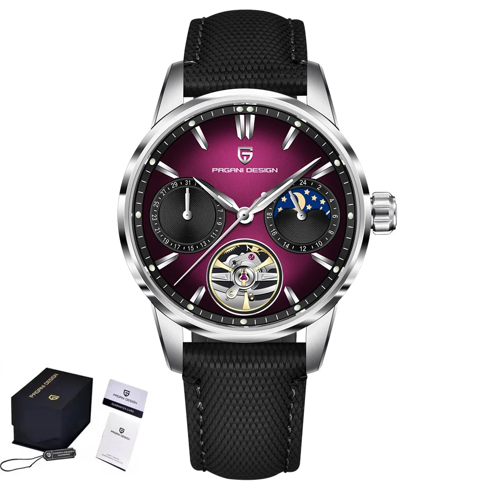 2025 pagani design novo 41mm relógio masculino marca de luxo relógio mecânico automático aço inoxidável 100m à prova dwaterproof água relógio masculino