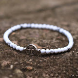 Noter novo 4mm pulseira de contas para homens minimalista cruz braslet natural tigre olhos madeira braclet meditação pedra ônix brazalete