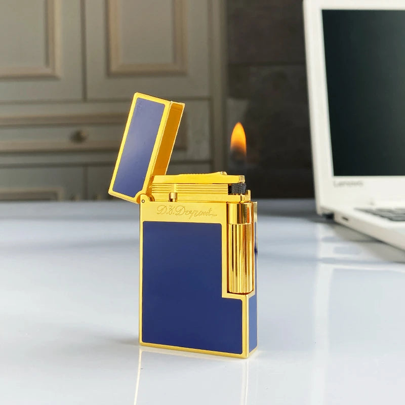 Encendedor de Gas Vintage para Homens e Mulheres, Carcasa de Cigar de Viento, Alta Qualidade, Novo