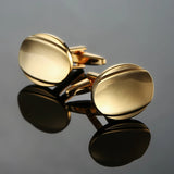 Camisa Oval Francesa Abotoaduras, Material De Cobre, Marca De Moda Masculina, Acessórios De Vestuário, Atacado