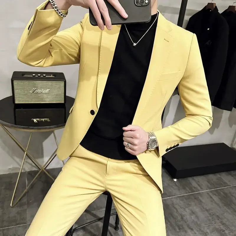 Terno Masculino Trespassado Duplo - Elegância Intemporal