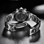 Novo Pagani design luxo negócios 40mm relógio masculino vidro safira 100m à prova dwaterproof água cronógrafo masculino