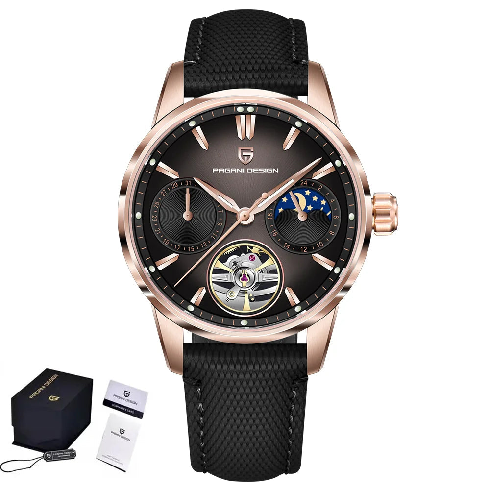 2025 pagani design novo 41mm relógio masculino marca de luxo relógio mecânico automático aço inoxidável 100m à prova dwaterproof água relógio masculino