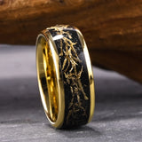 Anel de carboneto de tungstênio para homem anillos bague homme pareja de compromiso moda jóias banda de casamento casal anéis de noivado presente