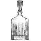 Cristal sem chumbo uísque decanter & licor decanter com rolha de vidro para álcool bourbon scotch 650ml