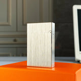 Mechero retro con som brilhante, carcasa de latón, enc endedor ein prueba de vento, regalo para hombre, novo