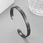 Pulseira de punho simples brilhante de dupla camada de aço inoxidável adequada para homens e mulheres pulseira de punho de duas cores joias de casal