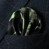 Clássico masculino floral gravata 8cm conjunto de gravata de seda bolso quadrado gravata clipe ternos de negócios acessórios noivo casamento cravat