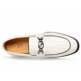 WAERTA-Sapatos De Couro De Luxo Masculino, Mocassins De Cavalo Branco, Deslizamento Formal, Sapatos De Vestir, Casamento, Escritório, Casual, Sapatos Preguiçosos