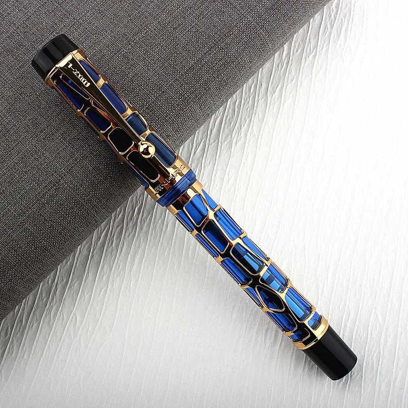 Caneta Tinteiro Jinhao 100 Luxo Resina Galvanoplastia