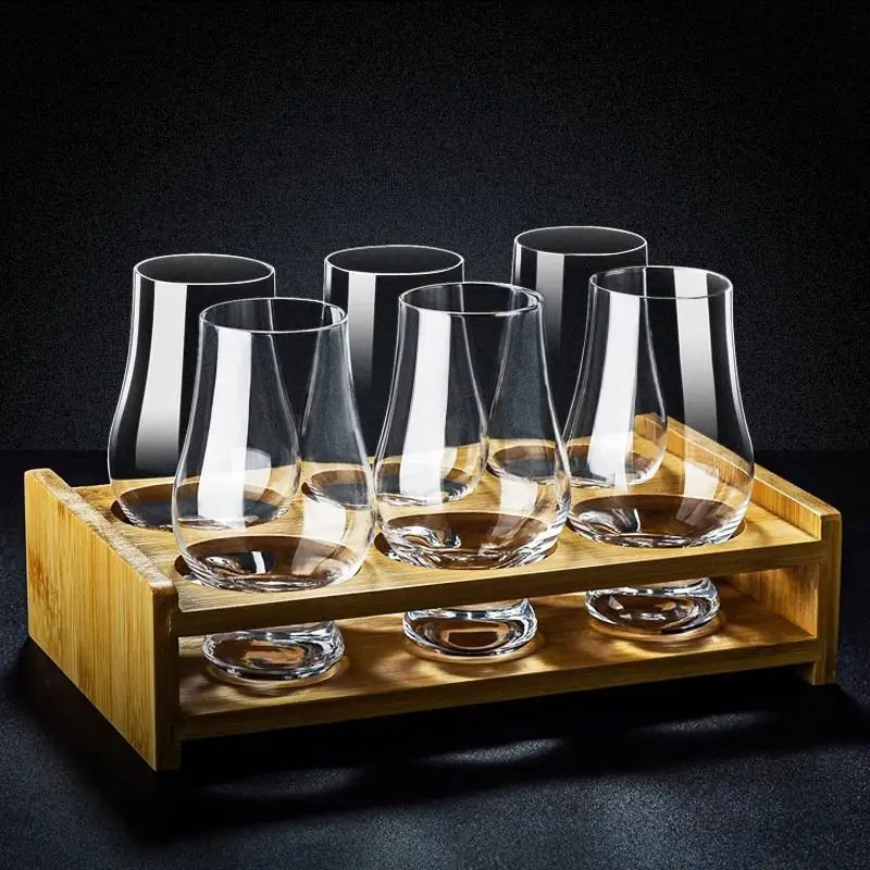 Copo de cristal, copo de aromaterapia, uísque, copo de vinho de barriga grande, conhaque de tulipa, para uso pessoal ou copo de vidro de presente
