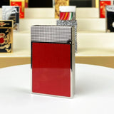 Isqueiro a gás vintage de alta qualidade para homens e mulheres, caixa de cigarro à prova de vento, nova condição