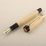 JINHAO Centennial Resina Fountain Pen, Golden Clip Nib, presente do negócio, escritório estacionário, material escolar, 18KGP, PK 9019, 100