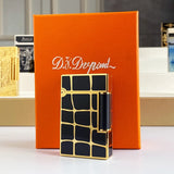 Isqueiro a gás vintage de alta qualidade para homens e mulheres, caixa de cigarro à prova de vento, nova condição