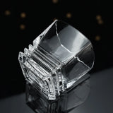 Copo de vinho em forma de pagode quadrado, Copos de uísque, Copa Vintage, Garrafa, Bar Party Canecas, Taça Brandy Transparente, 280ml