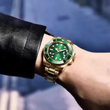 Pagani design 40mm relógio mecânico masculino safira aço inoxidável caixa de ouro à prova dwaterproof água relógio de negócios masculino relogio masculino