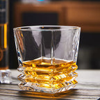Copo de vinho em forma de pagode quadrado, Copos de uísque, Copa Vintage, Garrafa, Bar Party Canecas, Taça Brandy Transparente, 280ml