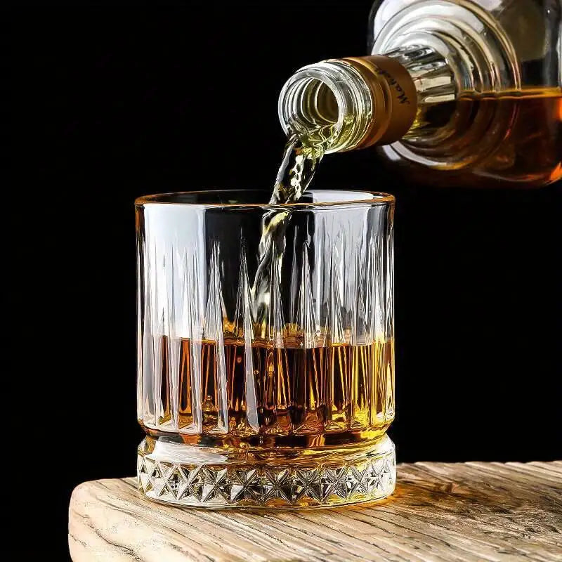 100ml/210ml europeu uísque casa cristal vodka cerveja criativo clássico listrado vinho degustação copo brandy suco cauda vidro