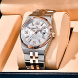 Pagani design novo relógio mecânico automático masculino de negócios 100m à prova dwaterproof água aço inoxidável safira relógio mecânico masculino