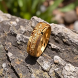 Anel damasco de 8mm para homem anillos bague homme pareja de compromiso joias da moda alianças de casamento casal anéis de noivado personalizados