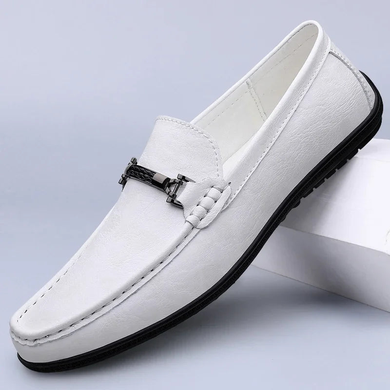 Mocassins Masculinos de Couro Genuíno - Elegância Atemporal