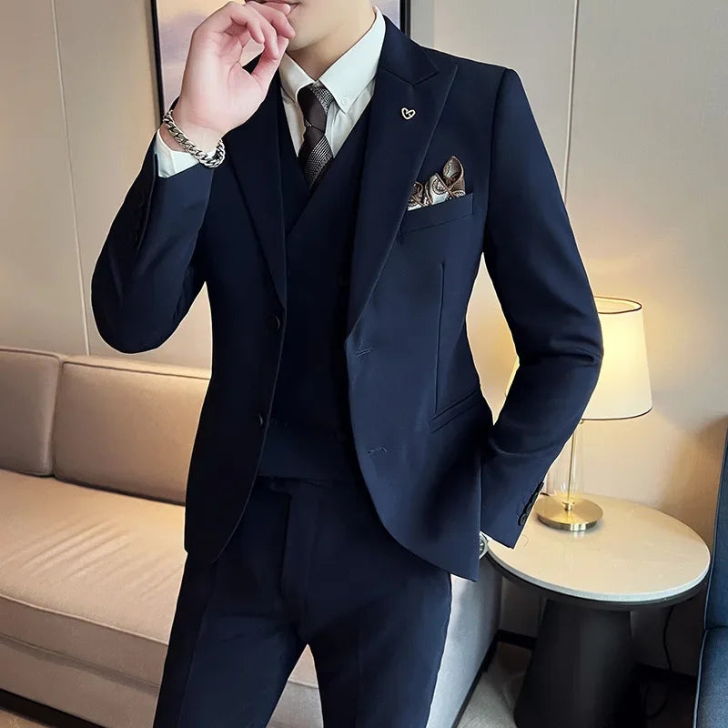 Terno Masculino Trespassado Duplo - Elegância Intemporal