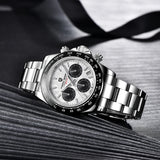 Novo Pagani design luxo negócios 40mm relógio masculino vidro safira 100m à prova dwaterproof água cronógrafo masculino