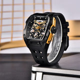 Pagani Design Relógio mecânico masculino, caixa de aço inoxidável impermeável, mostrador luminoso, nova moda, 50m, 2024