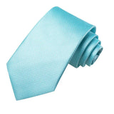 Gravata de negócios de seda azul claro sólido 2023 novo hi-tie designer gravata masculina luxo 8.5cm lenço abotoadura broche gravata de casamento para homem