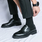 Primavera outono sola macia confortável sapatos casuais masculinos caminhadas ao ar livre sapatos de viagem high end alta qualidade terno masculino sapatos